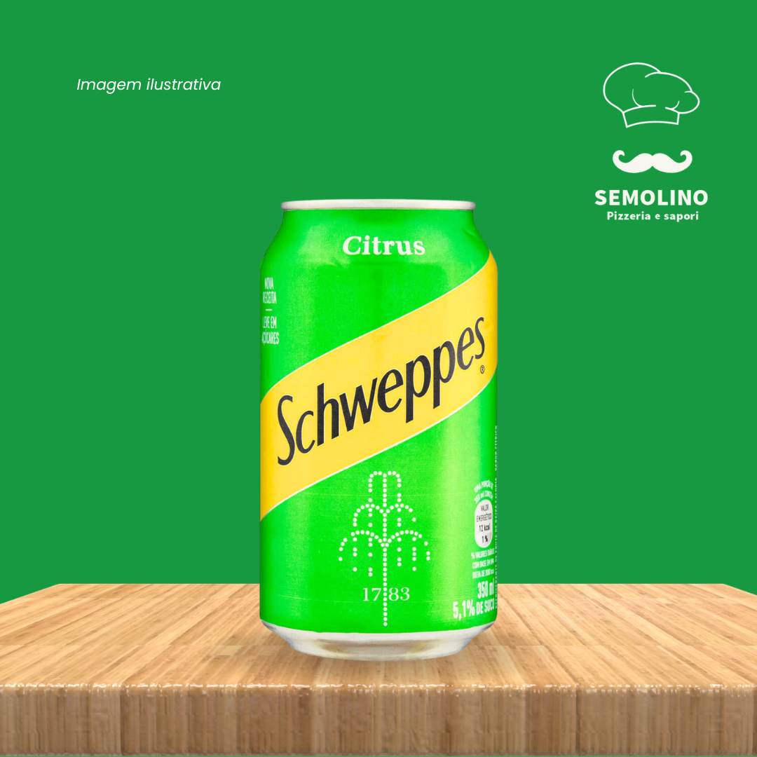 Schweppes lata